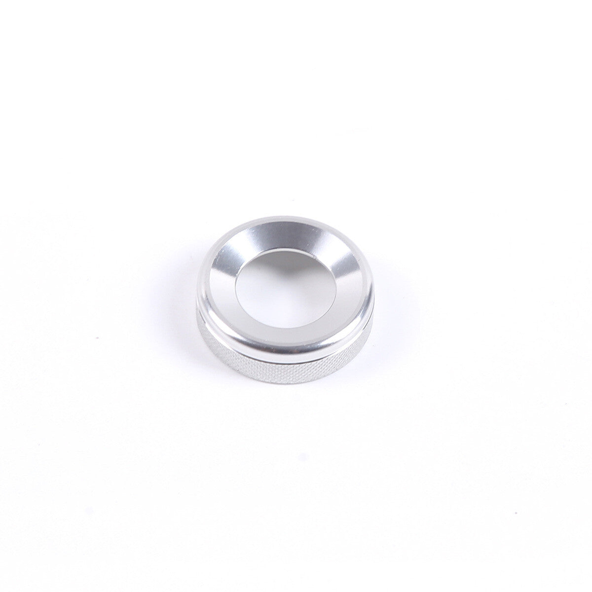 for Toyota Tundra 2022-2024 Silver Aluminum Console Volume Switch Button Ring 1X