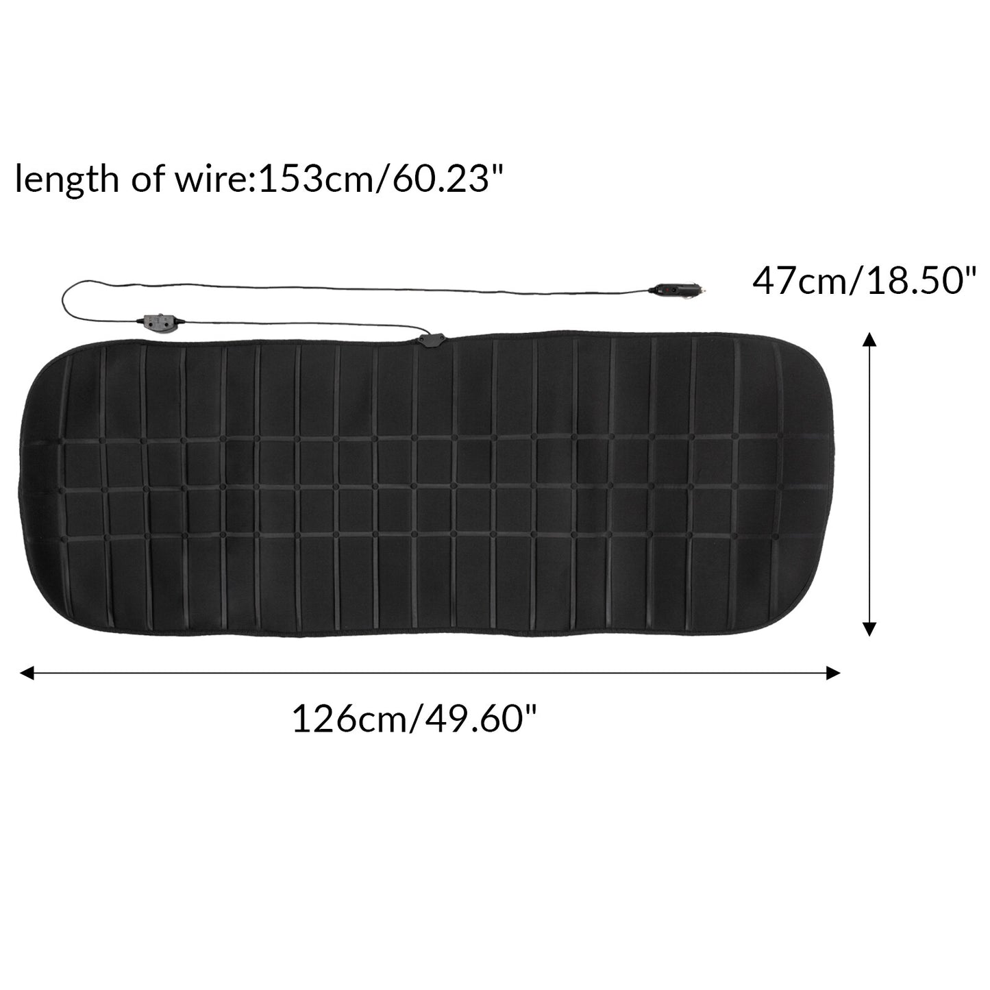 DE car for seat heater heated for seat pad heating pad 2 heating mats universal 12V Q
