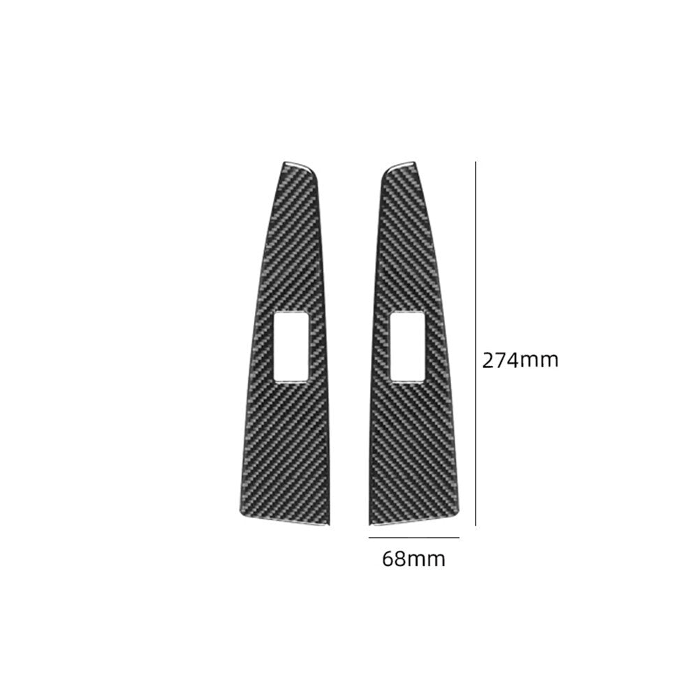 Carbon Fiber Air Vent Outer Frame Trim Cover for Hyundai for Veloster JS 2019-2022 v