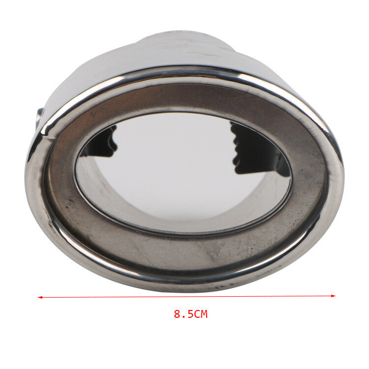 Car Exhaust Pipe Tail Muffler Tip Chrome Stainless Steel Round Accessories