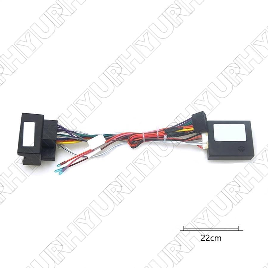for BMW E46 E53 E39 US Car Audio Radio 16Pin Android Power Cable With Canbus Box