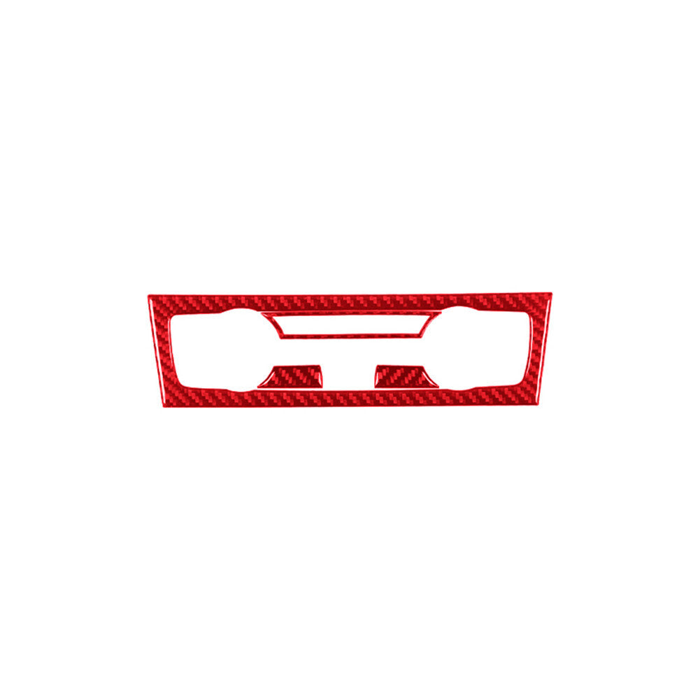 Air-Con Control Trim Cover B for BMW 1 Series Convertible E82/E88 2008-2013 Red