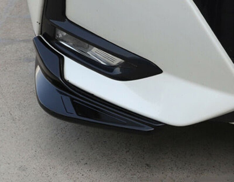 Black Front Bumper Lip Spoiler Aprons Trim 2X for Nissan Sentra Sylphy 2020-2022
