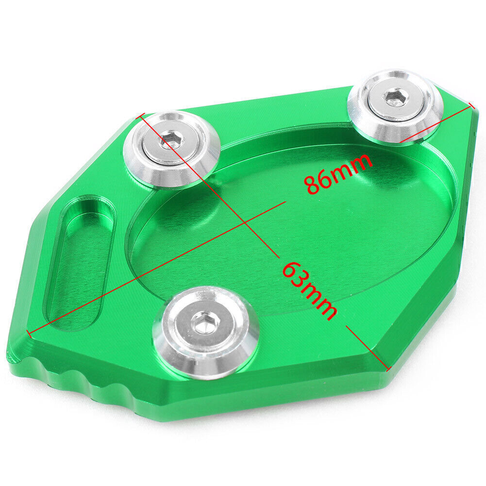 Fit for KAWASAKI 300R 2013 - 2015 Sidestand Kickstand Extension Side Stand Plate Pad Q