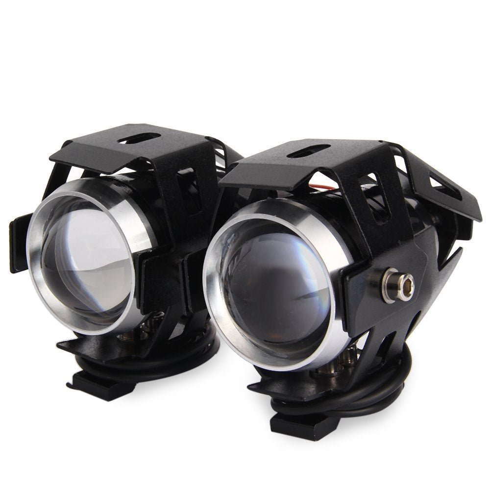 2-pack U5 motorcycle headlights, LED fog lights, 125W, in stock.