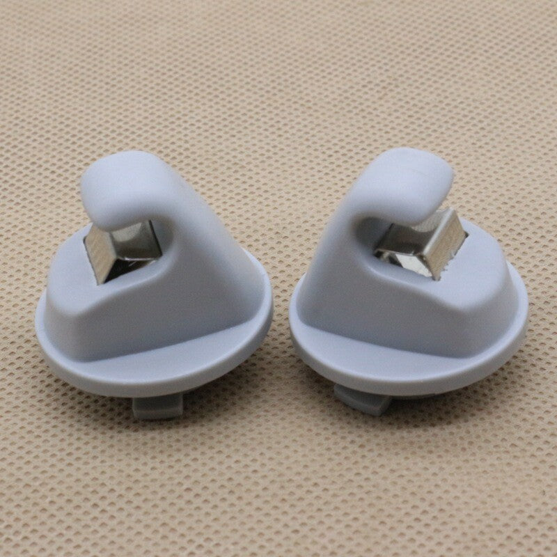 2-Piece Sunshade Clip Bracket for Volkswagen for Golf MK7, for Jetta , for Passat B8 (Inner Gray) 5G0857561B