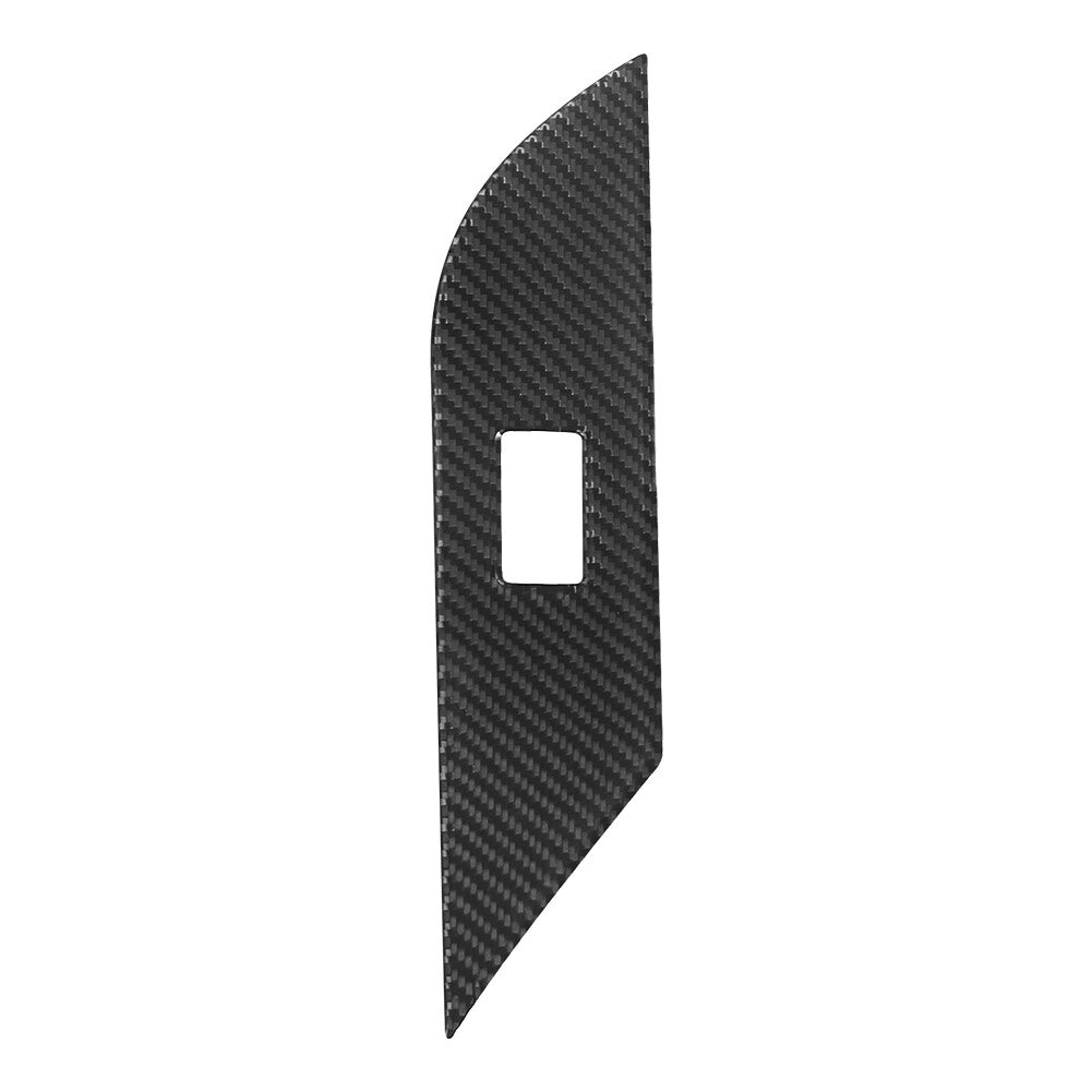Carbon Fiber Interior Passenger Side Door Control Cover Trim for Toyota Hilux