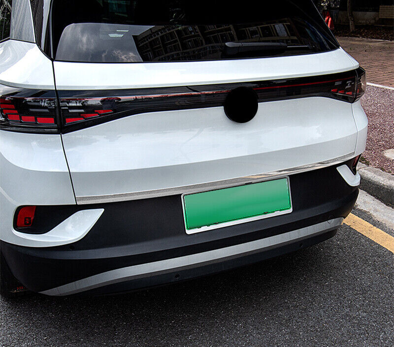 Stainless Rear Door Trunk Lid Tailgate Strip Trim for Volkswagen ID.4 2021-2023