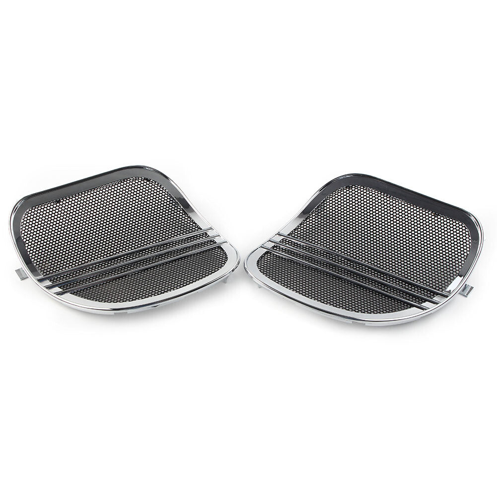 Chrome Tri-Line Speaker Grills Cover Trim for Harley Road Glide 2015-2022 2016 Q
