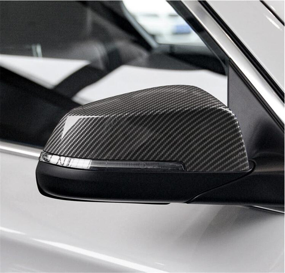 Carbon ABS Side Rearview Mirror Cover for BMW 5 Series GT 14-17 7 Series 2013-15