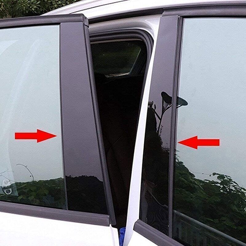 for BMW 7 Series G11 16-2022 Piano Black Pillar Posts Door Window Molding Strip