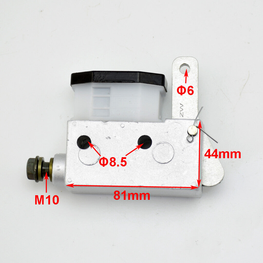 Motorcyle Rear Foot Hydraulic Master Brake pump High Performance Go kart Buggy