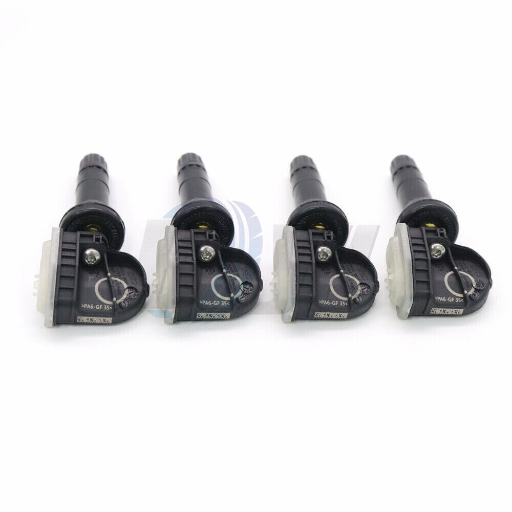 4-pack TPMS FR3V-1A180-AA tire pressure sensors for Ford F250, F350, F450, and Super Duty-Free.