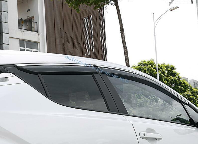 for Toyota CHR C-HR 18-2022 Window Vent Visor Deflector Shade Sun/Rain Guard 4X