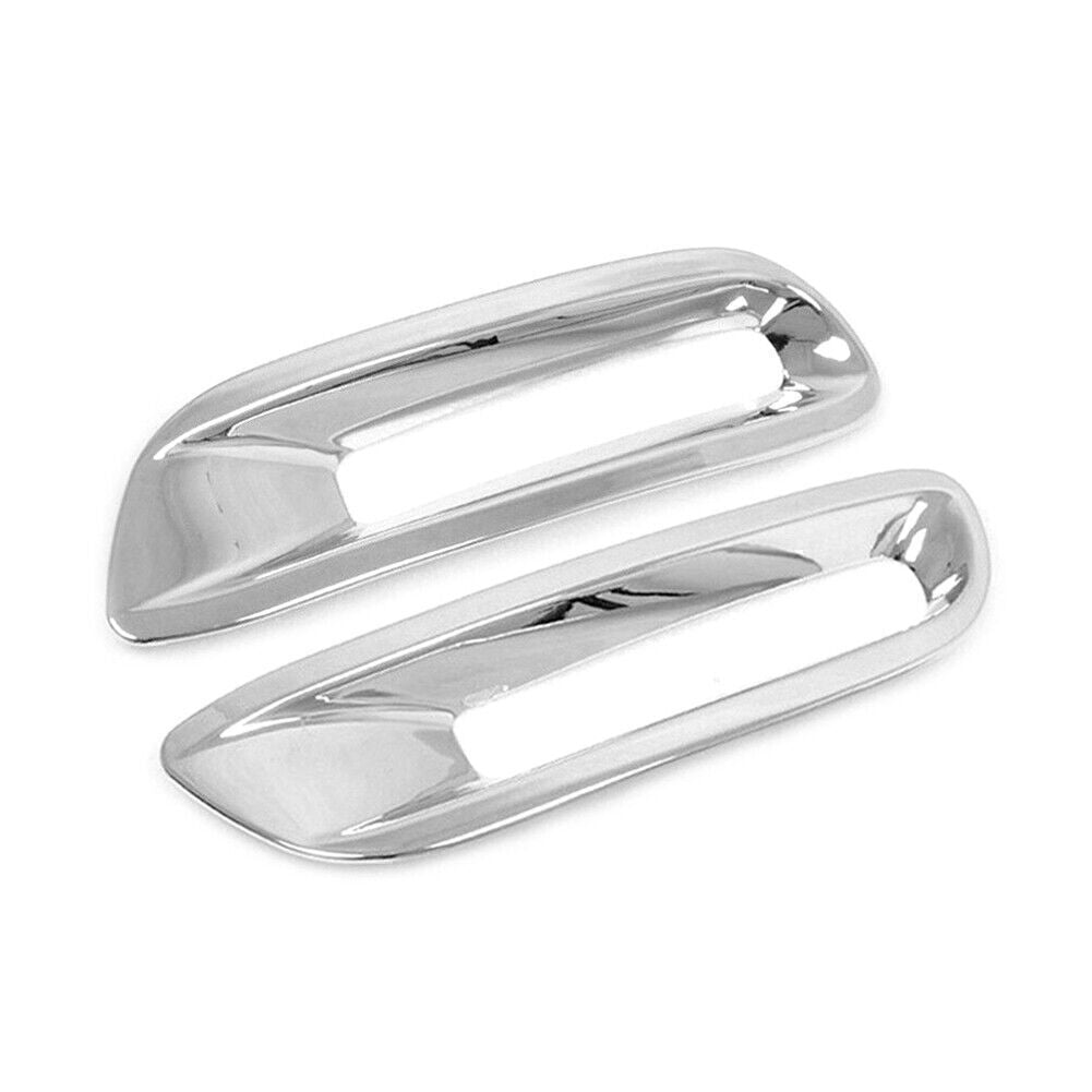 2PCS Chrome Rear Fog Light Lamp Cover Trim Fit for Toyota Highlander 2011 2012 2013