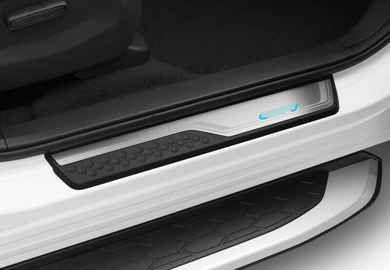 for Honda CR-V CRV 2017-22 Illuminated Blue LED Door Sill Scuff Plates Protector