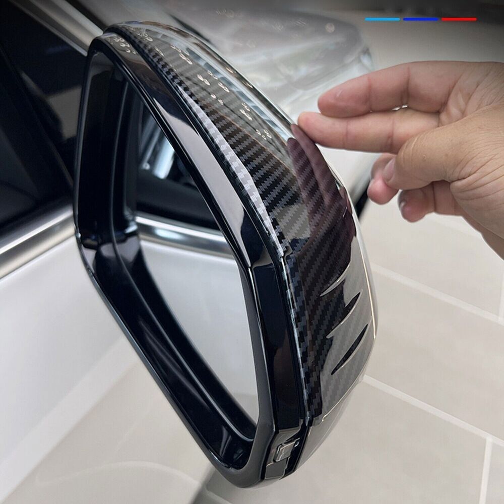 Carbon Fiber Side Door Rearview Mirror Protector Cover Trim for BMW X1 2023-2025