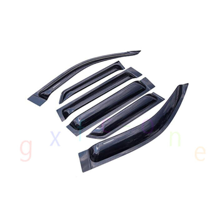 for Lexus 2010-2023 GX460 Black Exterior Window Door Visors Sun Rain Guard Vents