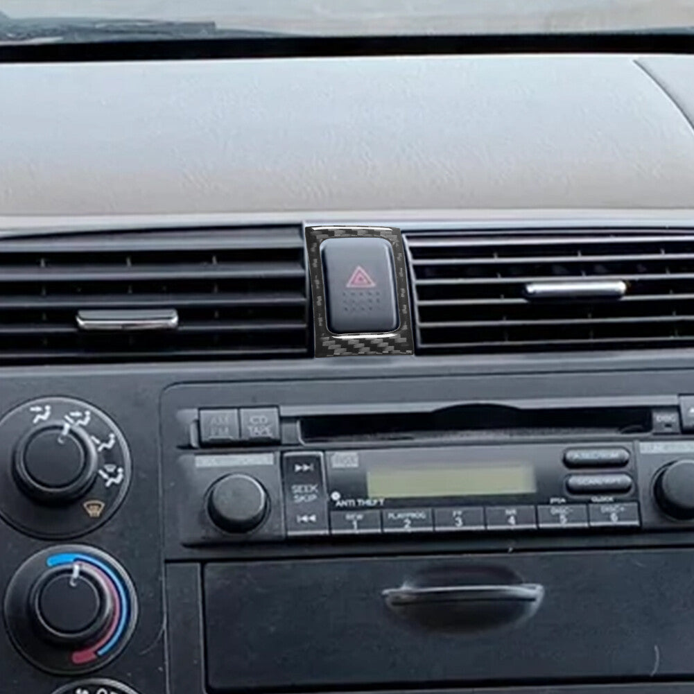 Central Control Radio Cover Trim Decor Carbon Fiber for Honda S2000 2000-2003 v