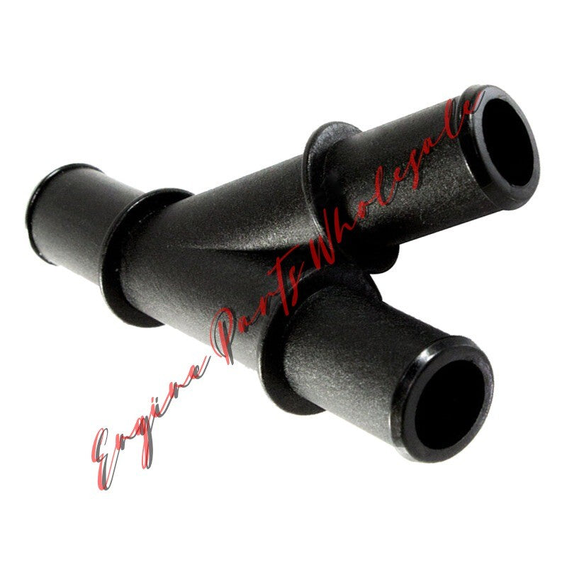 2pcs 3/4 x 3/4 x 3/4 inch 20mm Y Heater Water Hose Pipe Fitting Barb Connector Q