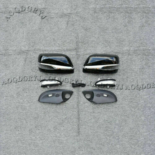 Glossy Black Rearview Mirror Cover Replace for LEXUS LX570 2016-2021 Upgrade kit