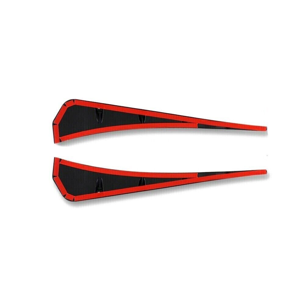 Car Accessories QP-Sport Black Soft TPU Side Fender Vents Air Wing Cover Trim
