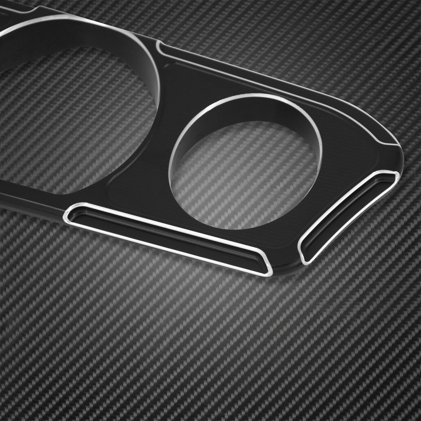 Black Inner Fairing Gauge Panel Trim Cover Fit for Harley Touring Glide 2014-22
