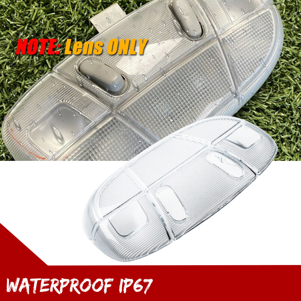 1-Pack Indoor LED Lighting Dome Map Light Crystal Clear Protective Case Lens YF1Z-13783-AA- v
