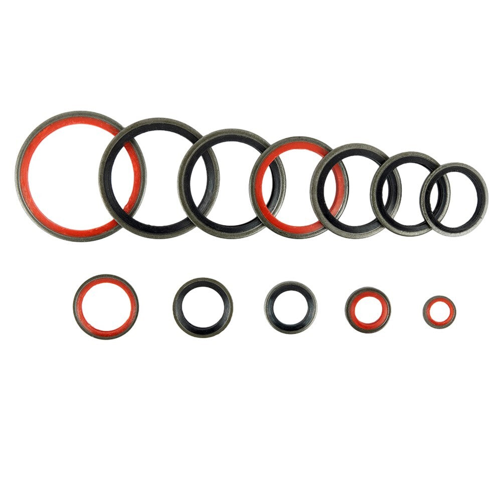 100/245 pieces Various sealing gasket sets, rubber combination gasket repair box