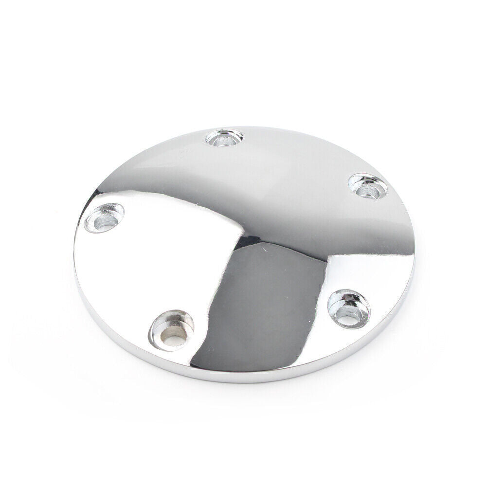 Fit for Harley Twin Cam Softail Dyna Touring 99-17 Chrome Domed Timing Points Cover Q