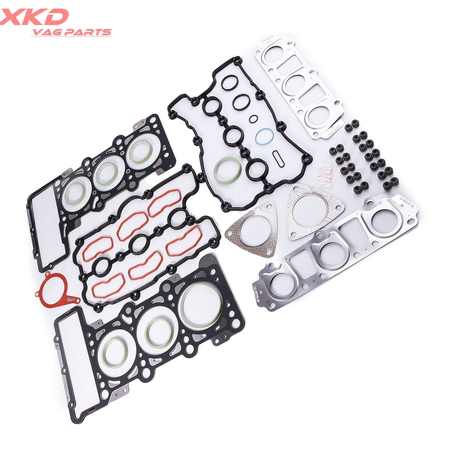 Engine Gaskets Rebuild Kit Fit for AUDI for A6 2.8L CCEA CCDA 06E 103 483 P Q