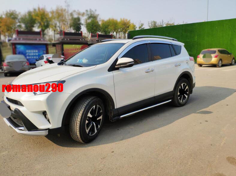 for Toyota RAV4 2013-18 silver Window Visor Vent Sun Shade Rain Guard Door Visor