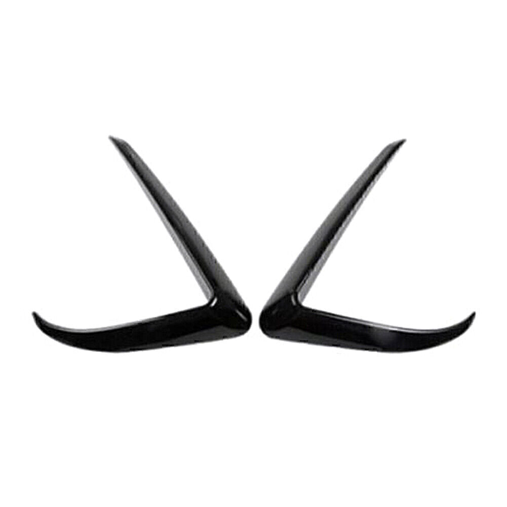 2x Car Front Fog Light Eyebrow Cover Trim Fit for Tesla Model 3 2017-2022 2018