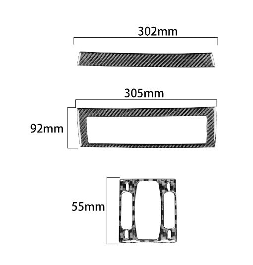 2Pcs for Seat Heating Button Panel Trim Cover For Highlander 2008-2013 v