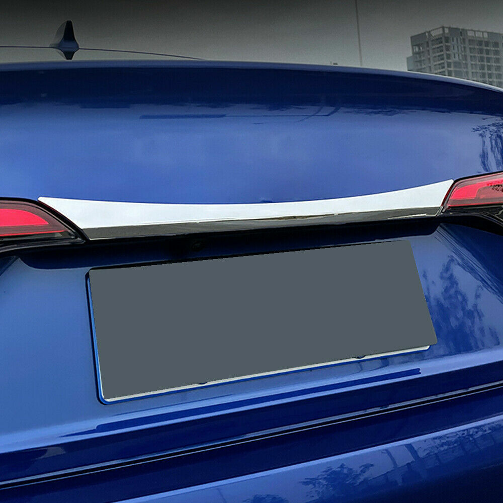 for Honda for Civic Sedan 2022-2023 Chrome ABS Rear Trunk Tailgate Middle Cover Trim