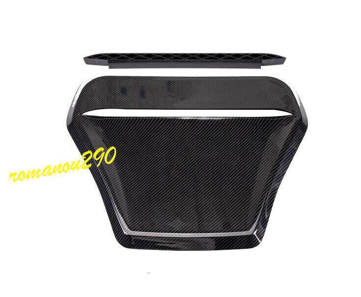 for Honda for Civic 2016-20 Carbon Fiber Front Engine Hood Inlet Air Vent Cover Trim