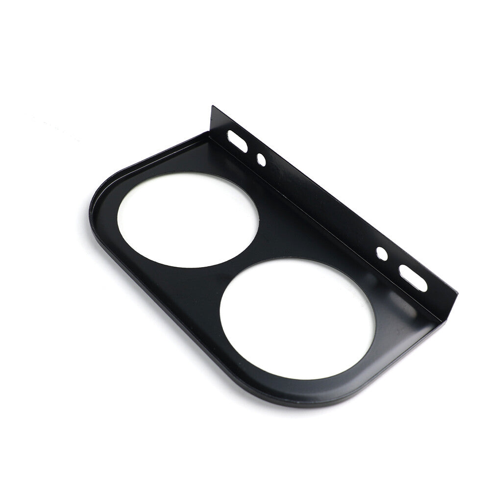 52mm 2'' Dual Gauge Mounting Bracket Pod Car Gauge Meter Dash Mount Pod Holder Q