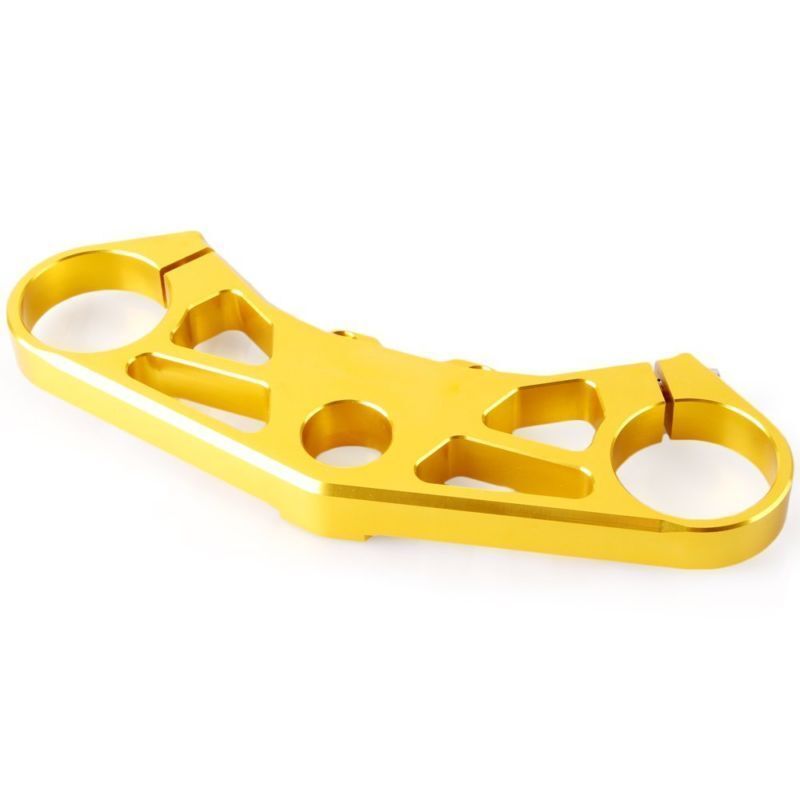 Triple Tree Front End Upper Top Clamp for Suzuki GSXR 1000 2005 2006 Gold Motor Q