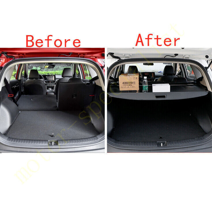 Car Trunk Cargo Cover Security Shield Shade Guard Trim for Kia Seltos 2020-2023