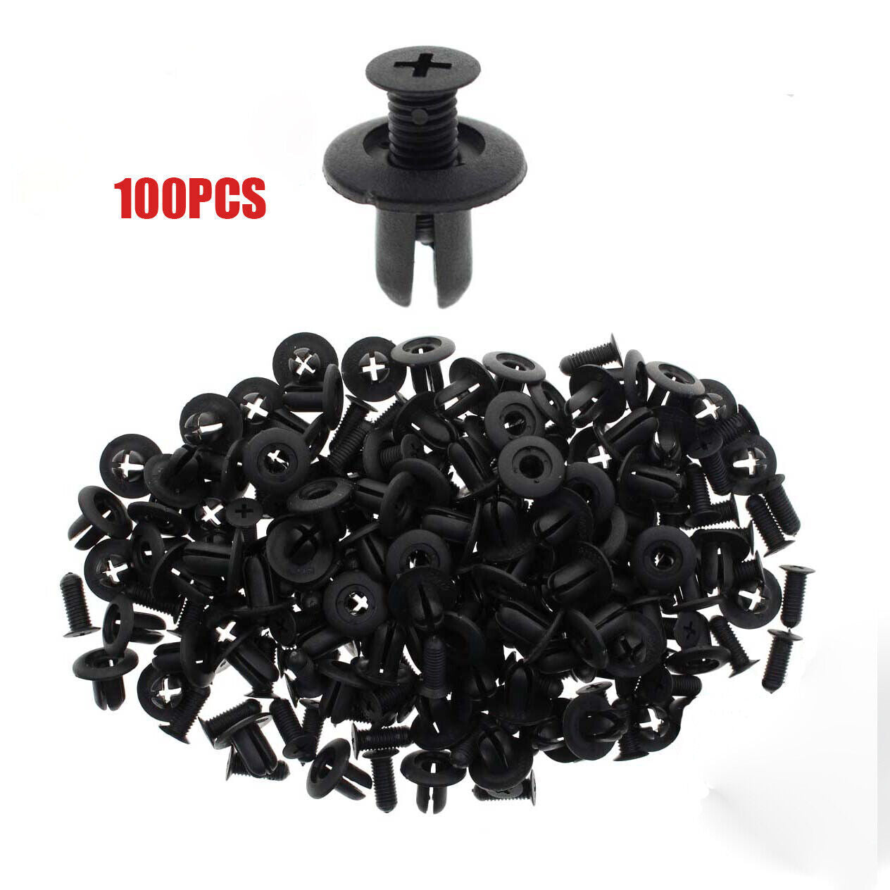 100pcs Fender Bumper for Tucson for Veloster 86590-28000 Fastener Retainer Clips