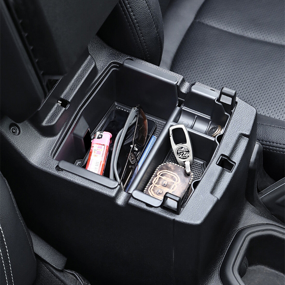 for Jeep for Wrangler JL 2018-2022 Armrest Storage Box Organizer Center Console Tray