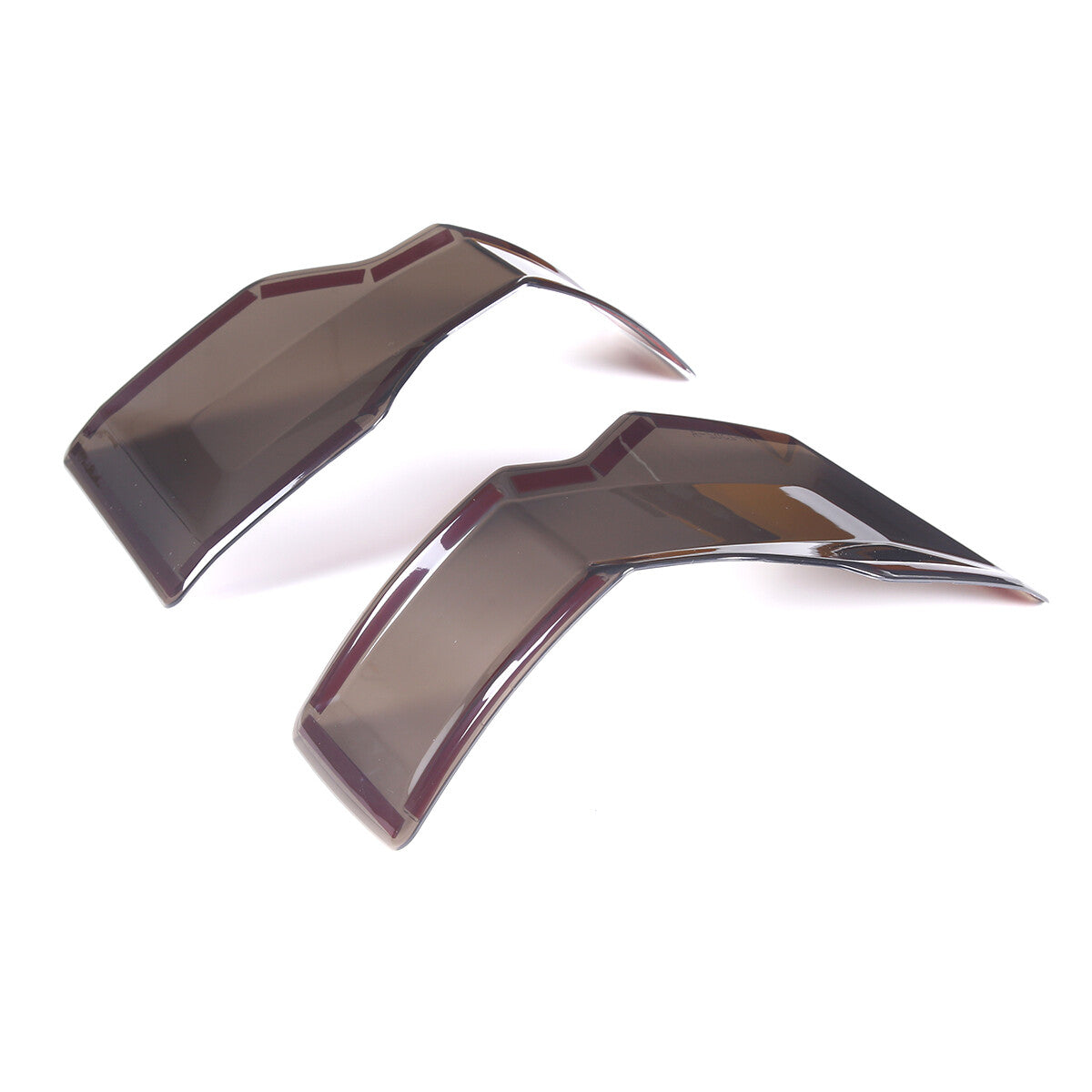 ABS Sport Red Inside Door Panel Sticker Cover Trim for Corvette C8 2020-2023- v