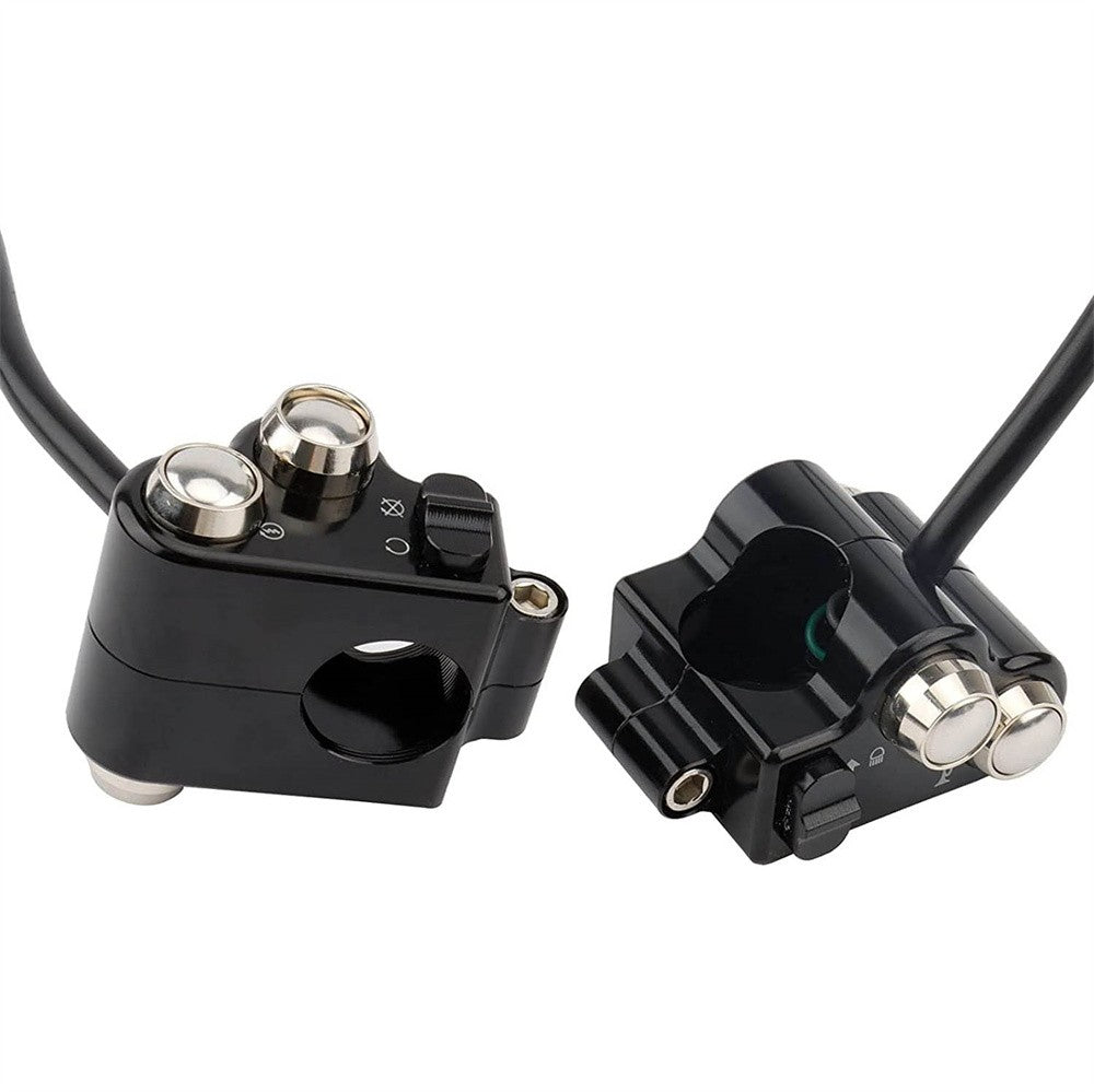 1Pair Motorcycle Handlebar Switch Control 125mm Racer Modified Part Harness Q