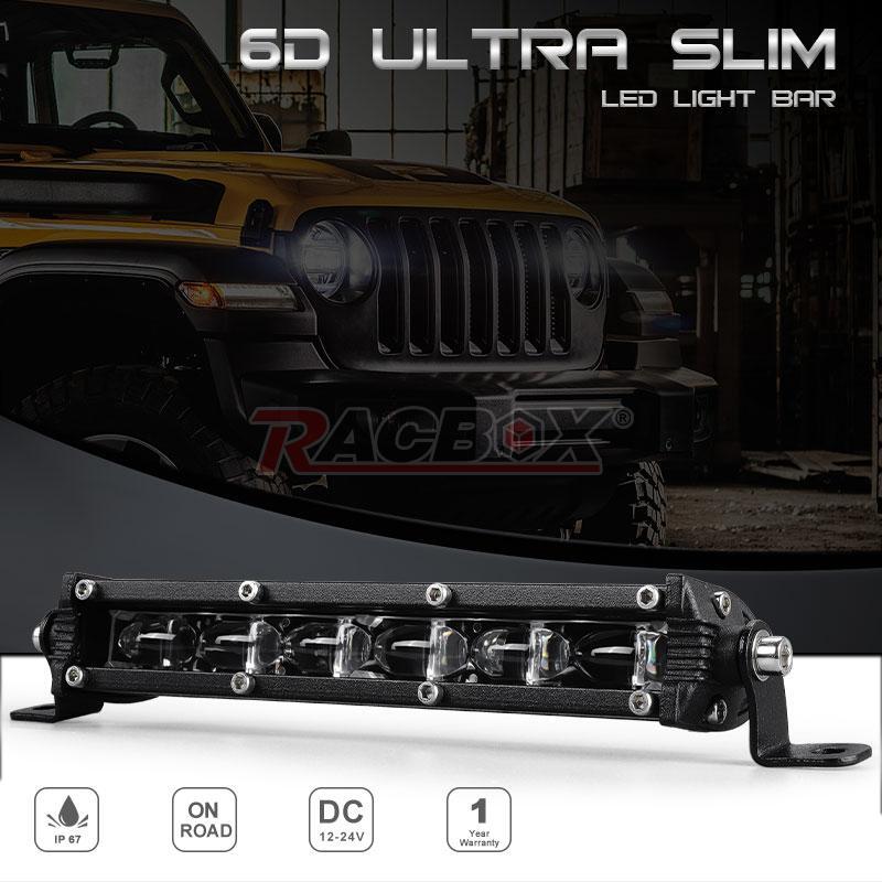 7inch LED Work Light Bar Spot Flood Driving Lamp Off Road ATV 4WD SUV Truck