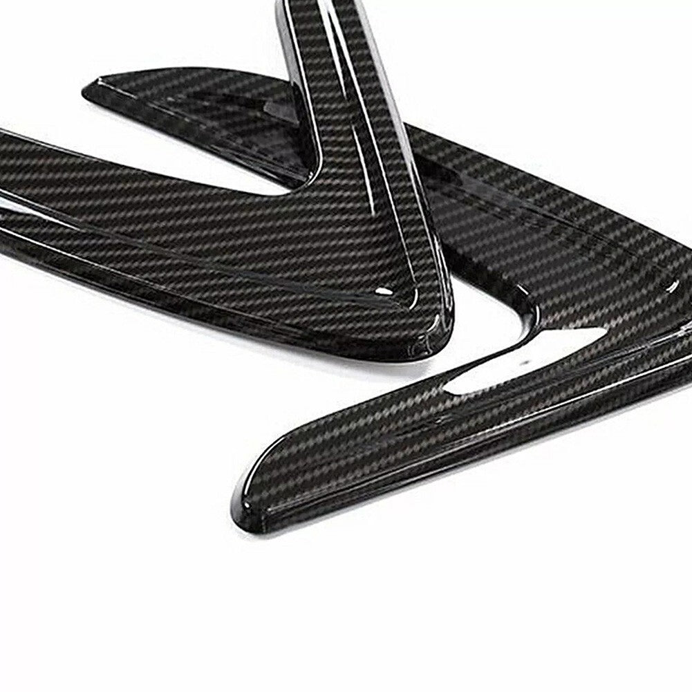 Replacement Carbon Finish Side Wing Fender Vent 13-18 for BMW 3 For F30 F31
