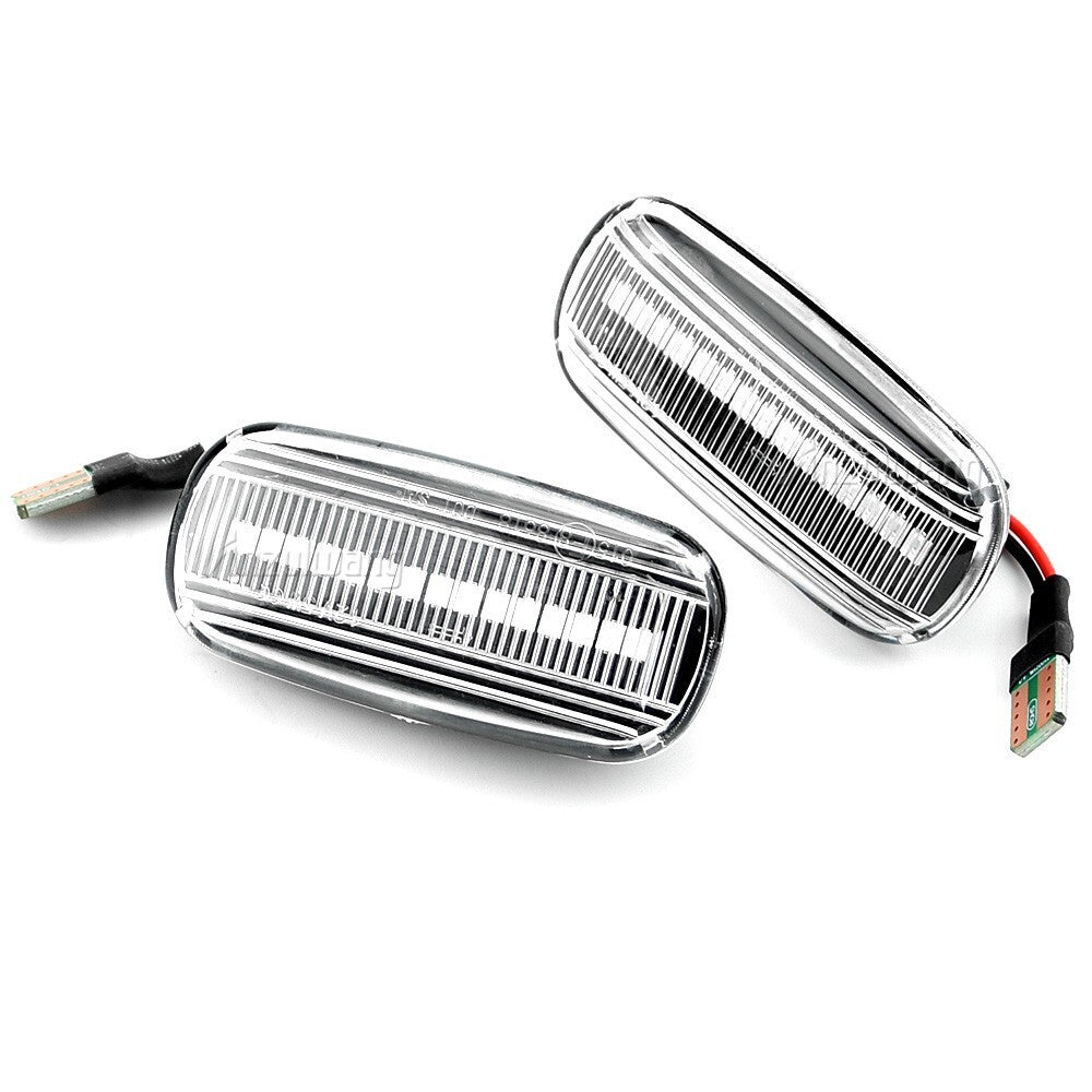 2pcs LED Dynamic Side Marker Turn Light for Audi A3 8P A6 S6 RS6 C5 2000-2005