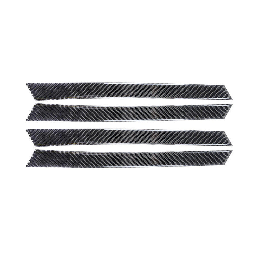 4pcs Carbon Fiber Iinner Door Panel Cover Trim for Toyota Highlander 2008-2013