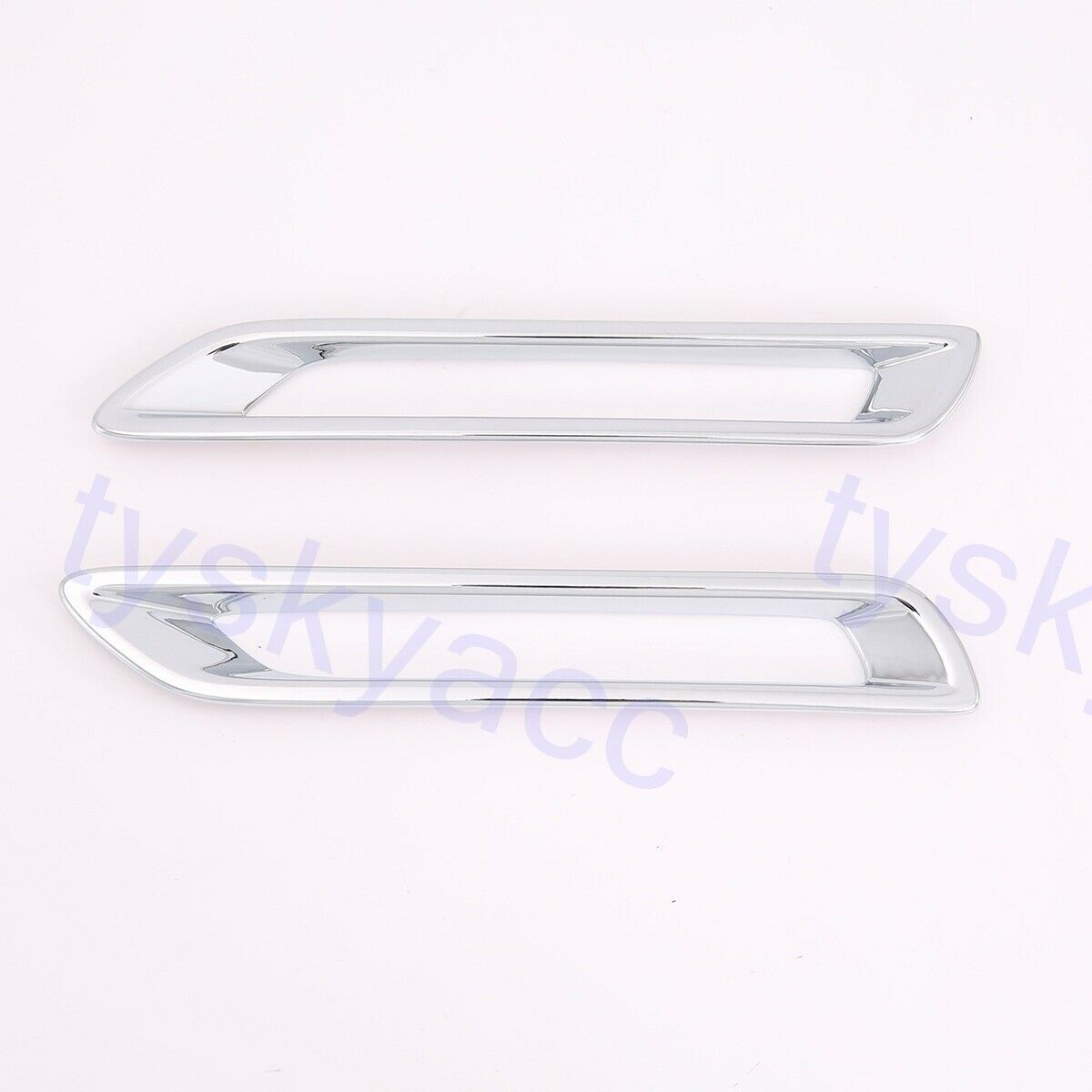 Fit for Toyota RAV4 2019-2022 Chrome Rear Bumper Tail Fog Light Lamp Cover Trim