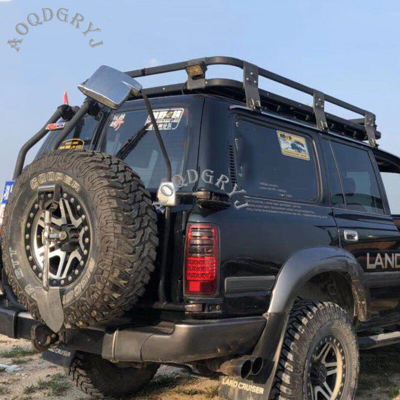 For 91-97 for Land Cruiser LC80 FJ80 Rear Trunk Bracket Tailgate Mirror Accessories