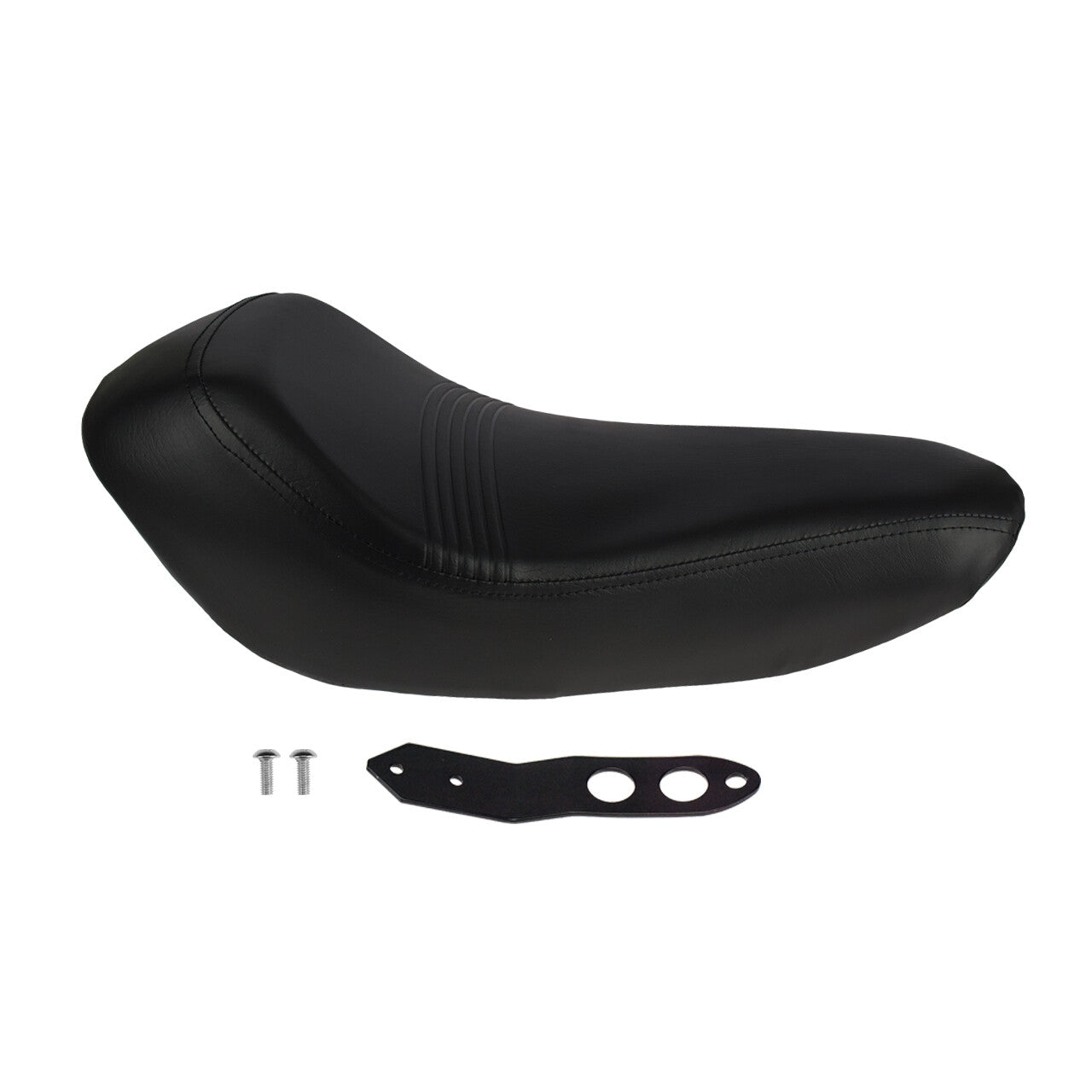 Black Front Rider Driver Solo for Seat Cushion Fit For Sportster XL1200 48 2016-2020